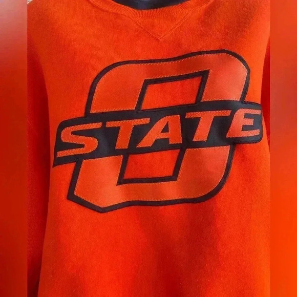 Vintage Oklahoma State Cowboys Sweater
Sweatshirt sz M Pull Over
Orange - Picture 6 of 6